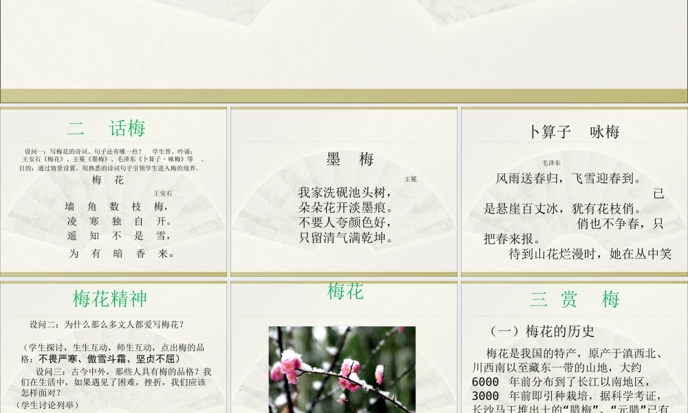 3、中国花鸟画——花卉、禽鸟