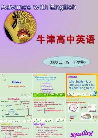 高二英语(Unit2 Reading)课件1 课件