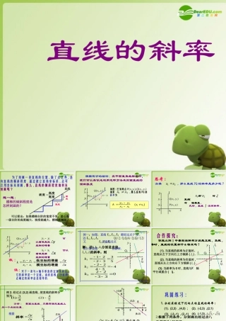 高中数学 211(直线的斜率)课件 苏教版必修3 课件