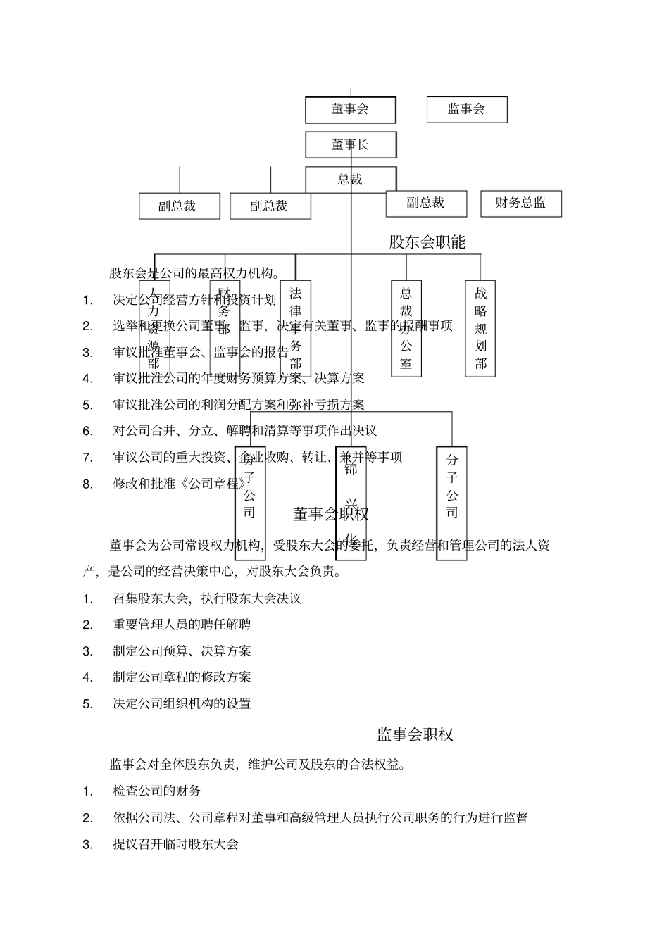 化纤纺织公司人力资源管理咨询项目-组织手册_第3页