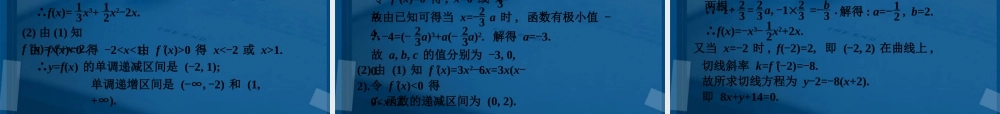 高考数学 39导数的应用考点专项复习课件 新人教A版 课件