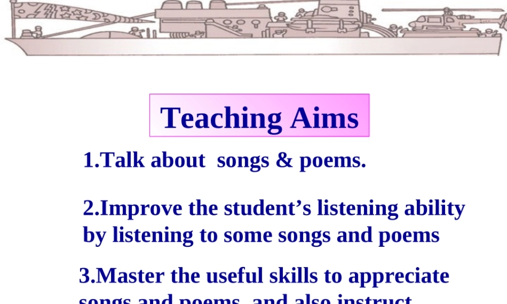 高二英语Unit4课件 人教版 课件