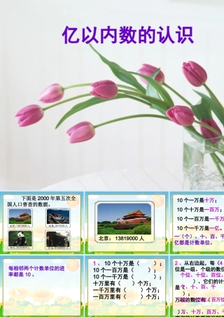 小学人教四年级数学亿以内数的读法(一)