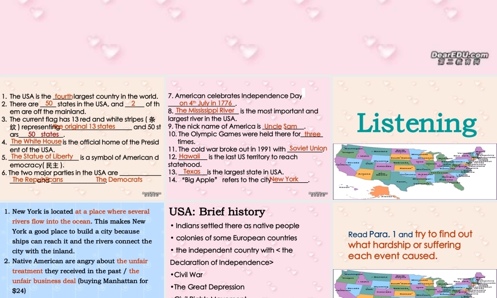 高二英语 unit16 listening-reading 高二英语Unit16复习课件[整理二套]新课标 人教版 高二英语Unit16复习课件[整理二套]新课标 人教版