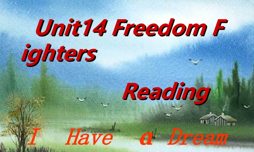 江苏省徐州地区高二英语学Unit14 教学课件