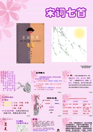 第二单元 第八课词七首 人教版 课件