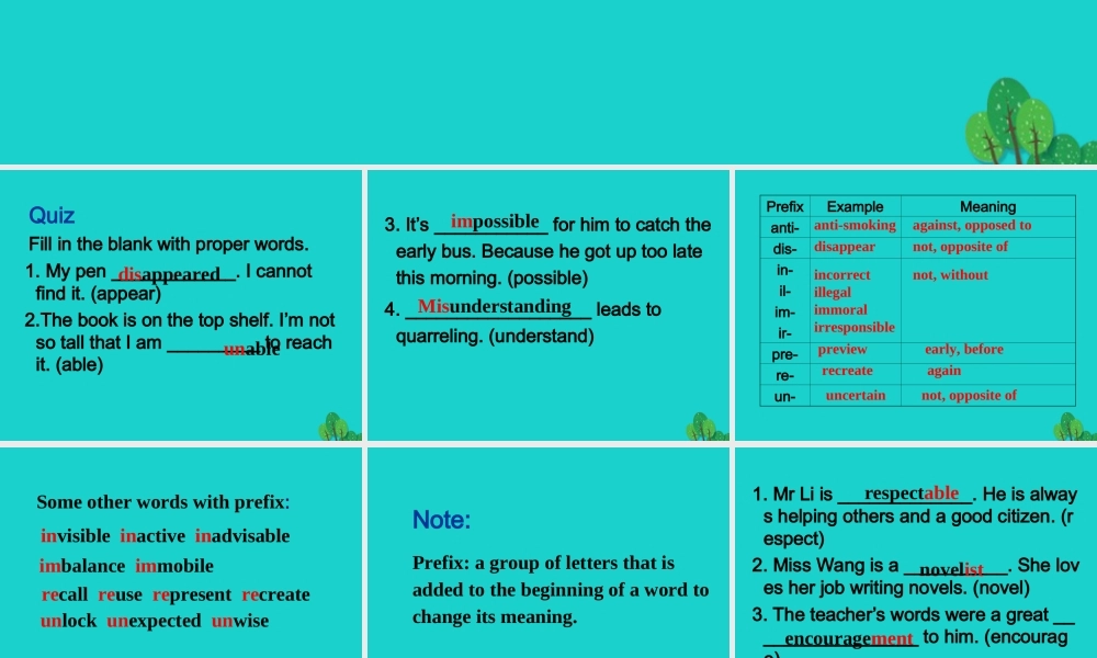 英语 Unit 3 Science and nature Word power课件 牛津版必修5 课件