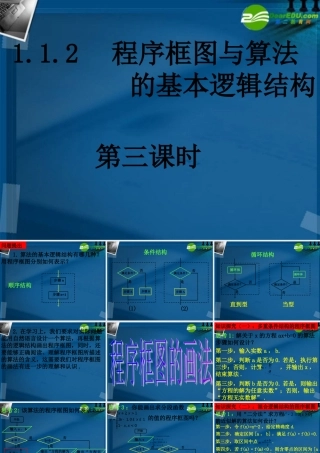 高中数学 112-3程序框图的画法课件 新人教A版必修3 课件