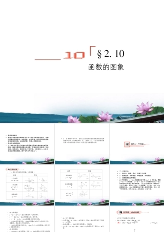 高考数学总复习 2.10函数的图像课件 文 新人教版B版 课件