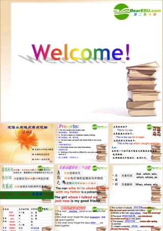 高考英语 适用于第一轮复习的定语从句1课件 新人教版 课件