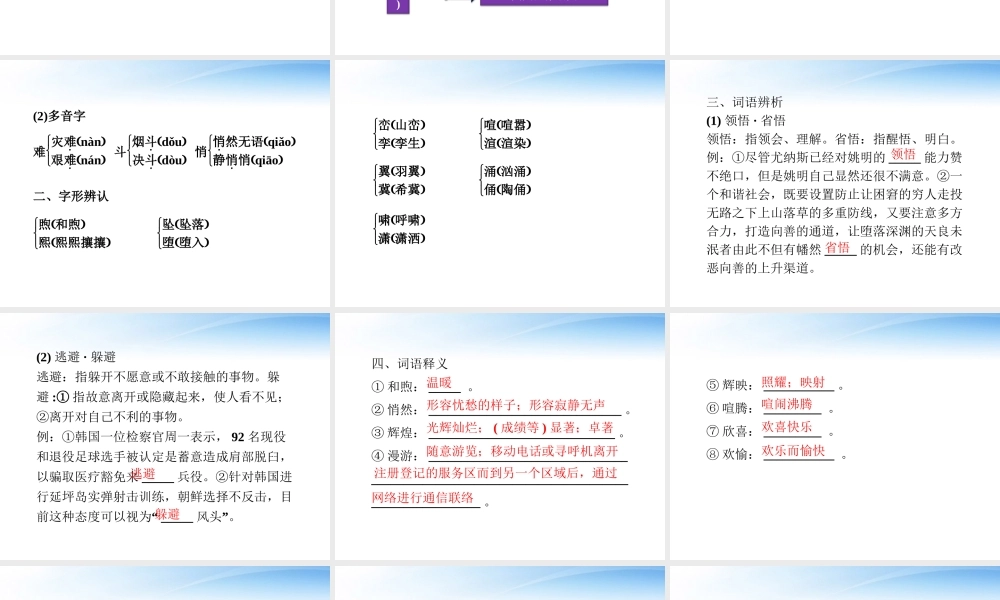 高中语文 第二单元第4课外国诗二首(一)精品课件 语文版必修5 课件