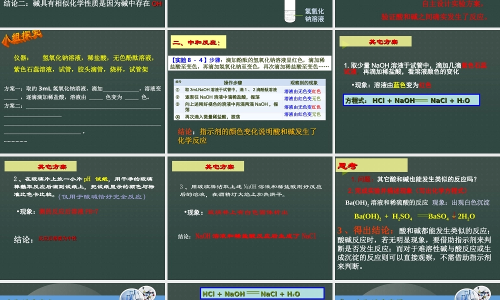 8.3酸和碱的反应-(3)