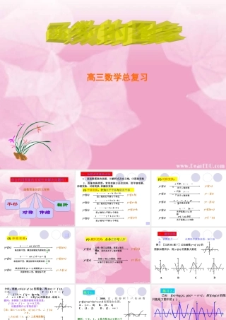 高三数学总复习函数的图象 人教版 试题