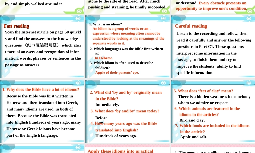 高中英语模块9 unit4 reading课件