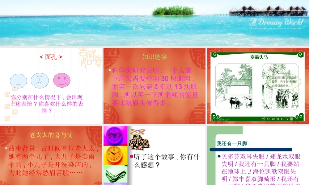 江苏省苏州地区八年级政治保持乐观心态课件 苏教版 课件