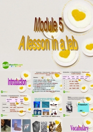 高中英语 module5 introduction课件 外研版必修1 课件