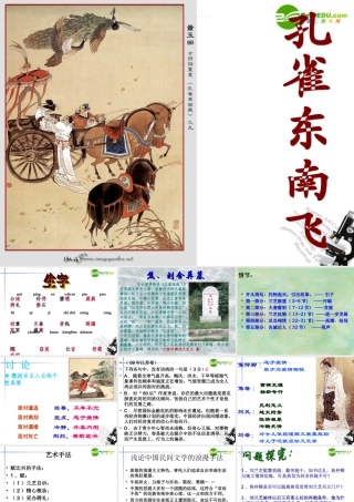 高中语文 孔雀东南飞课件 新人教版必修2 课件