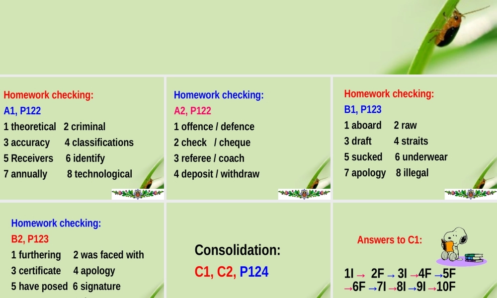 高中英语 M10 Unit4 workbook课件 牛津版选修10 课件