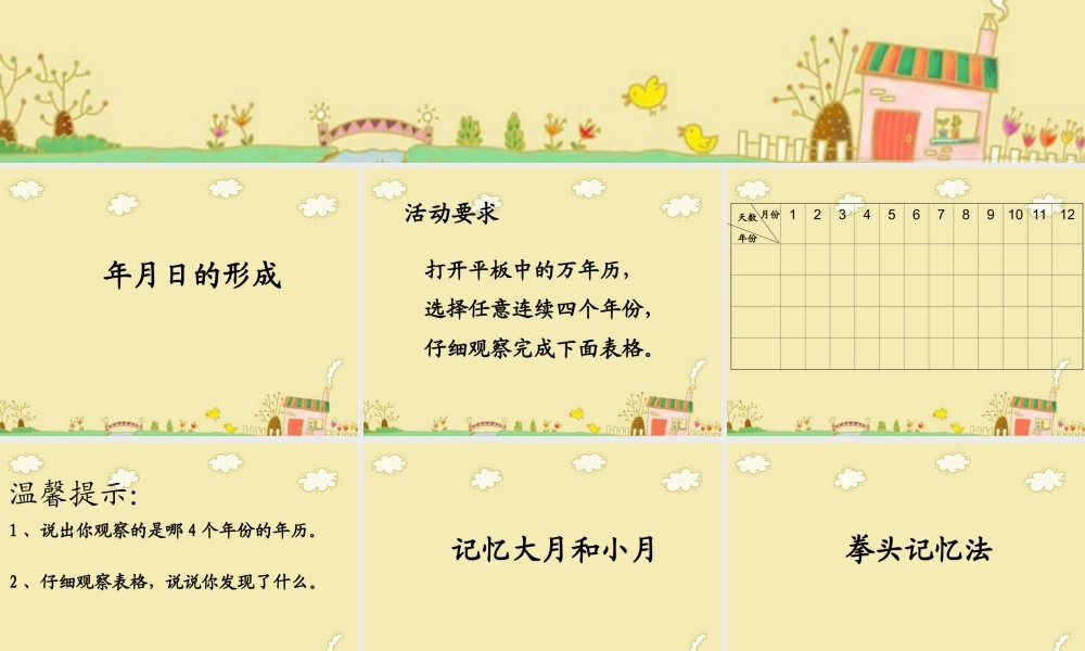 人教2011版小学数学三年级年月日-(2)