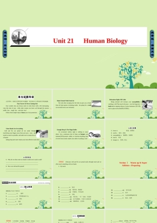 英语 Unit 21 Human Biology Section I Warm up  Super Athletes Preparing课件 北师大版选修7 课件