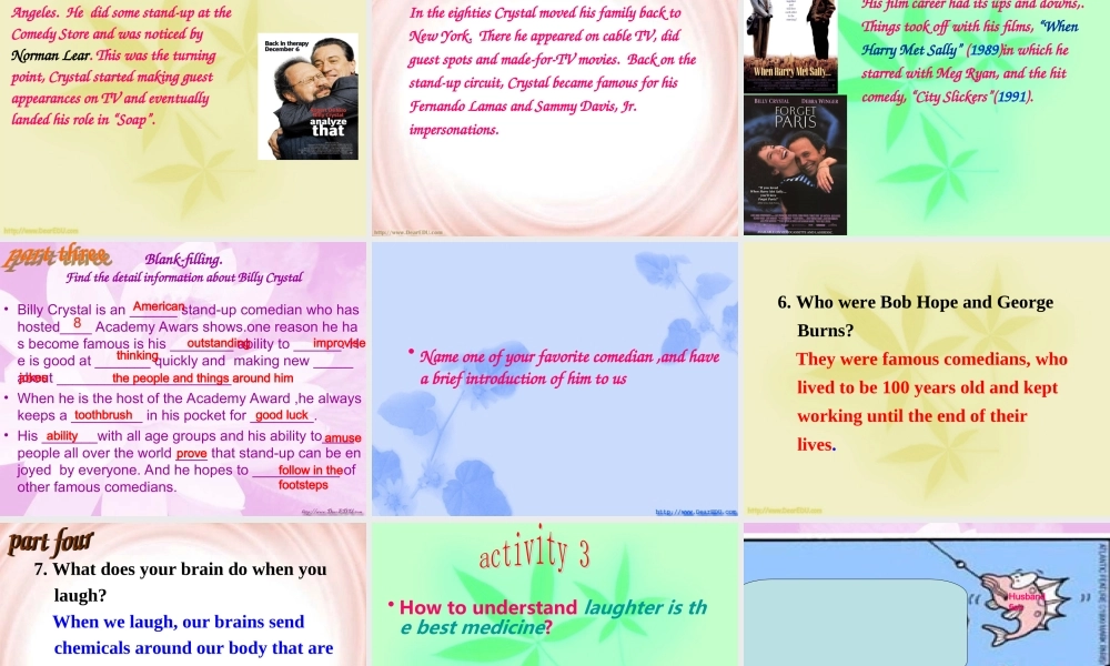 高二英语Unit4 Reading 课件