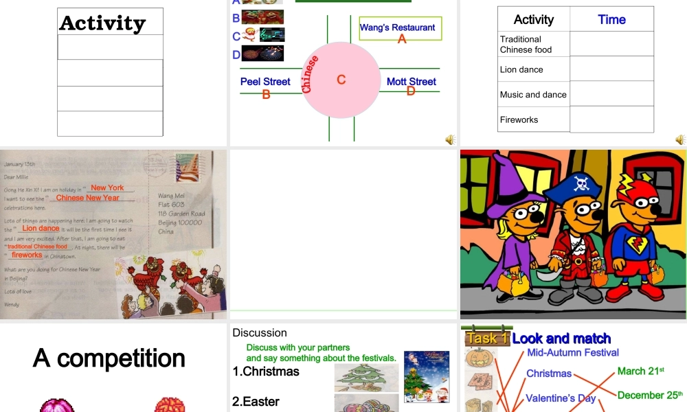 苏教版 牛津英语Unit3 Let s celebrate课件