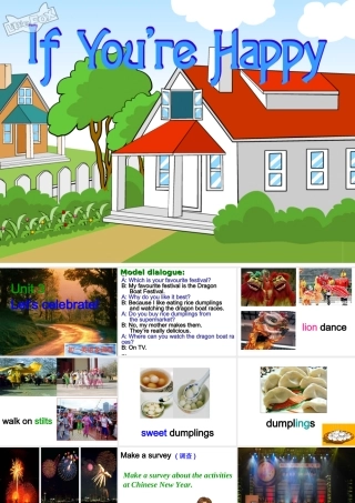 苏教版 牛津英语Unit3 Let s celebrate课件