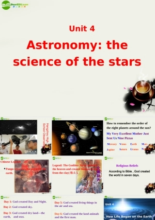高中英语 Unit4(Astronomy：the science of the stars)课件17 新人教版必修3 课件