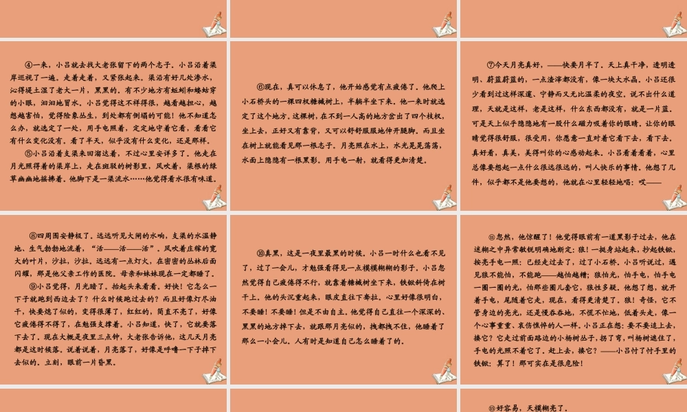 江苏专用高考语文二轮复习第二板块高考题型三小说阅读第4讲小说探究题课件