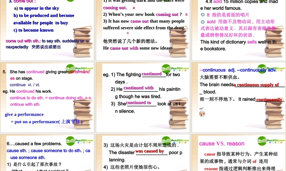高中英语 Performance-Reading and Languagepoints课件 北师大版必修2 课件