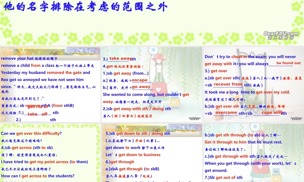 高考英语第十一单元重点词汇复习 新课标 人教版 试题