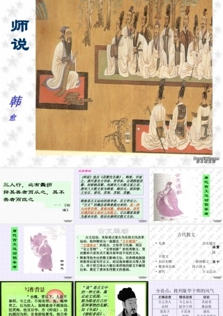 高一语文师说 韩愈 课件
