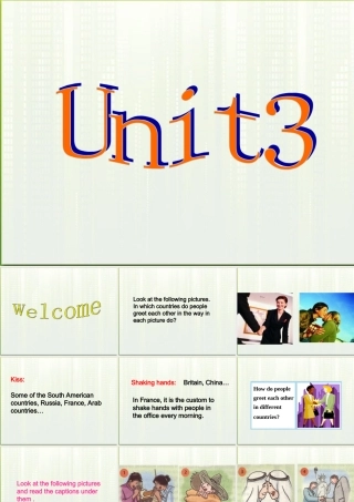 高中英语 unit3 understanding each other-welcome课件 牛津译林版选修6 课件