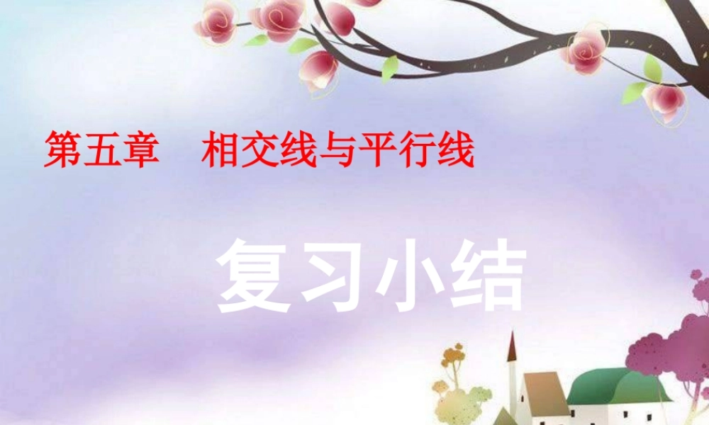 第五章小结与复习