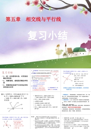 第五章小结与复习