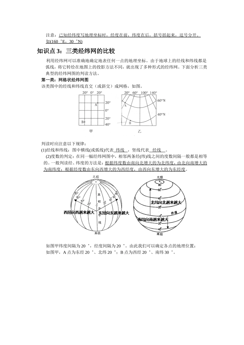 经纬网知识点_第2页