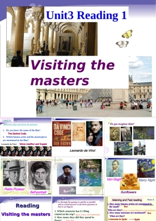 Reading(1)：Visitingthemasters