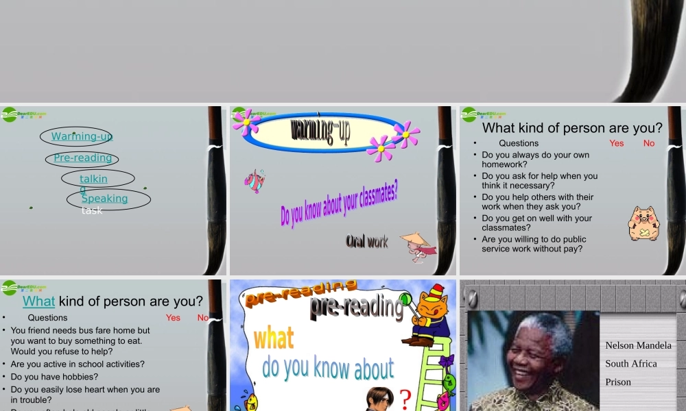 高中英语 Unit5 Speaking课件 新人教版必修1 课件