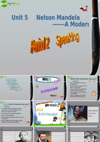 高中英语 Unit5 Speaking课件 新人教版必修1 课件