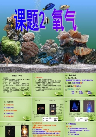 辽宁省灯塔市第二初九年级中学九年级化学上册 2.2 氧气课件 (新版)新人教版 课件