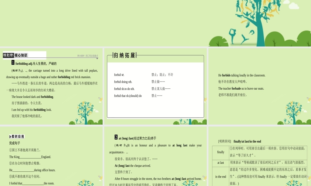 英语 Module 6 Why Do We Need Dictionaries Section Ⅲ Integrating Skills  Grammar课件 外研版选修9 课件