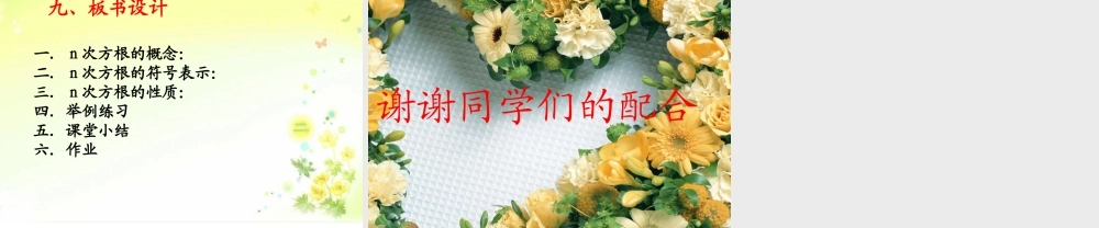 高中数学 根式说课课件 新人教版必修1 课件