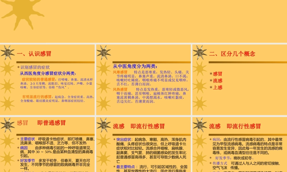 合理使用抗感冒药