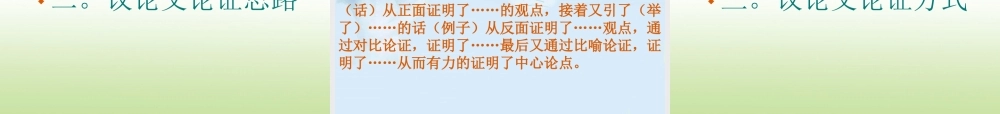 高考语文 议论文阅读指导复习课件 新人教版 课件