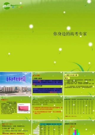 高中数学 23-2(总体分布的估计)课件 苏教版必修3 课件