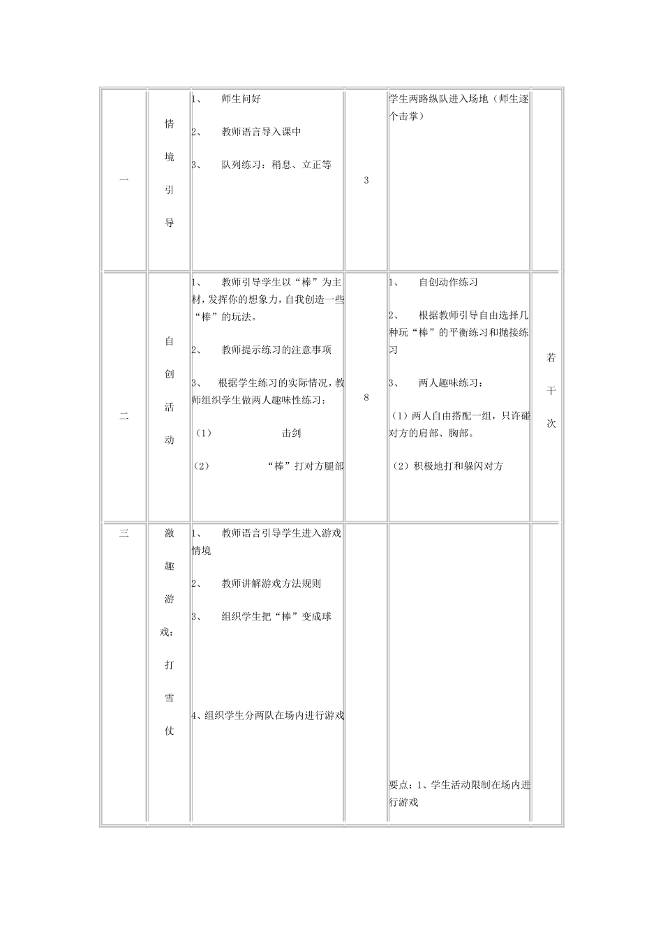 “原地侧向投掷垒球”教案-(2)_第3页
