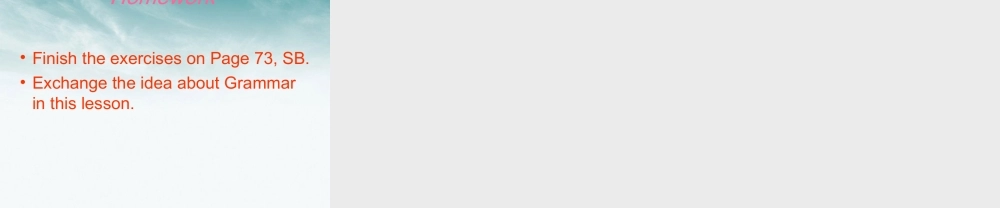 高中英语 Module2(Developing and Developed Countries)Grammar课件 外研版必修3 课件