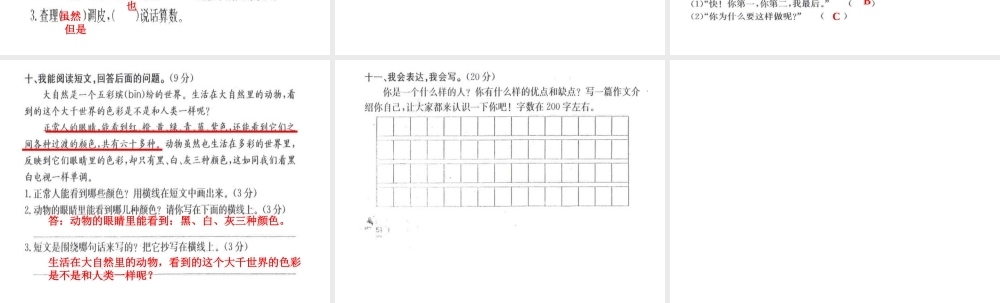 大显身手(第8单元)