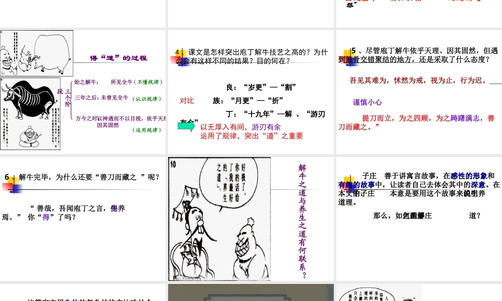 高中语文：42(庖丁解牛)课件(新人教版选修(中国古代诗歌散文欣赏))2 课件