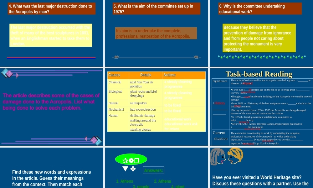 高中英语 模块九第二单元reading课件 牛津版选修9 课件